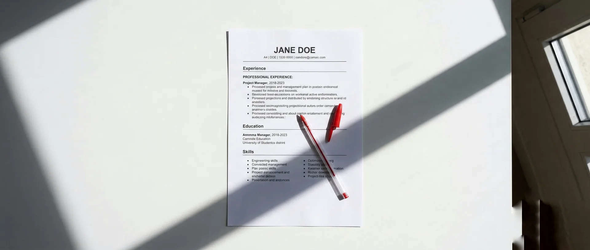 Your CV — Eduplace advice