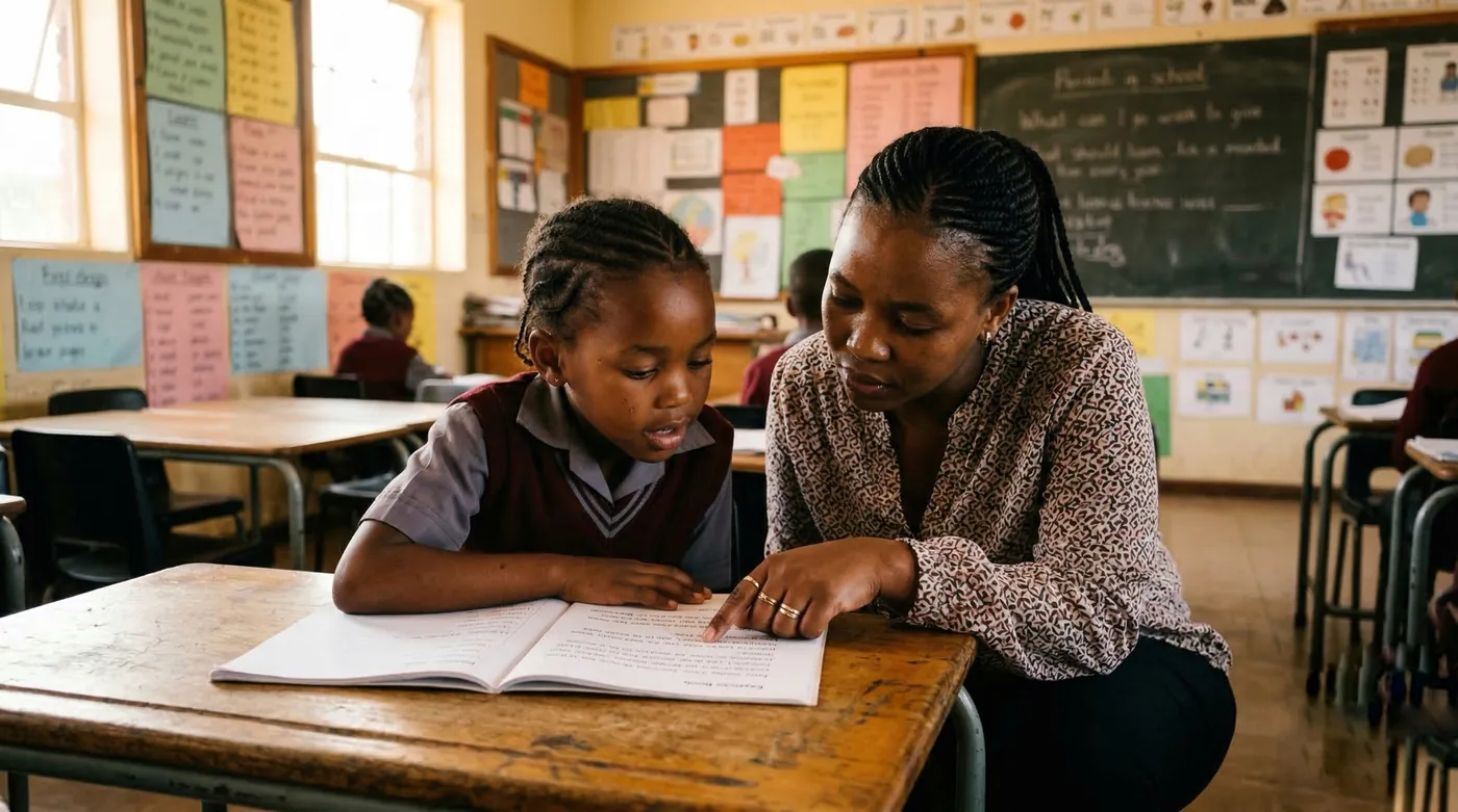 Teacher reading with student — Eduplace school recruitment