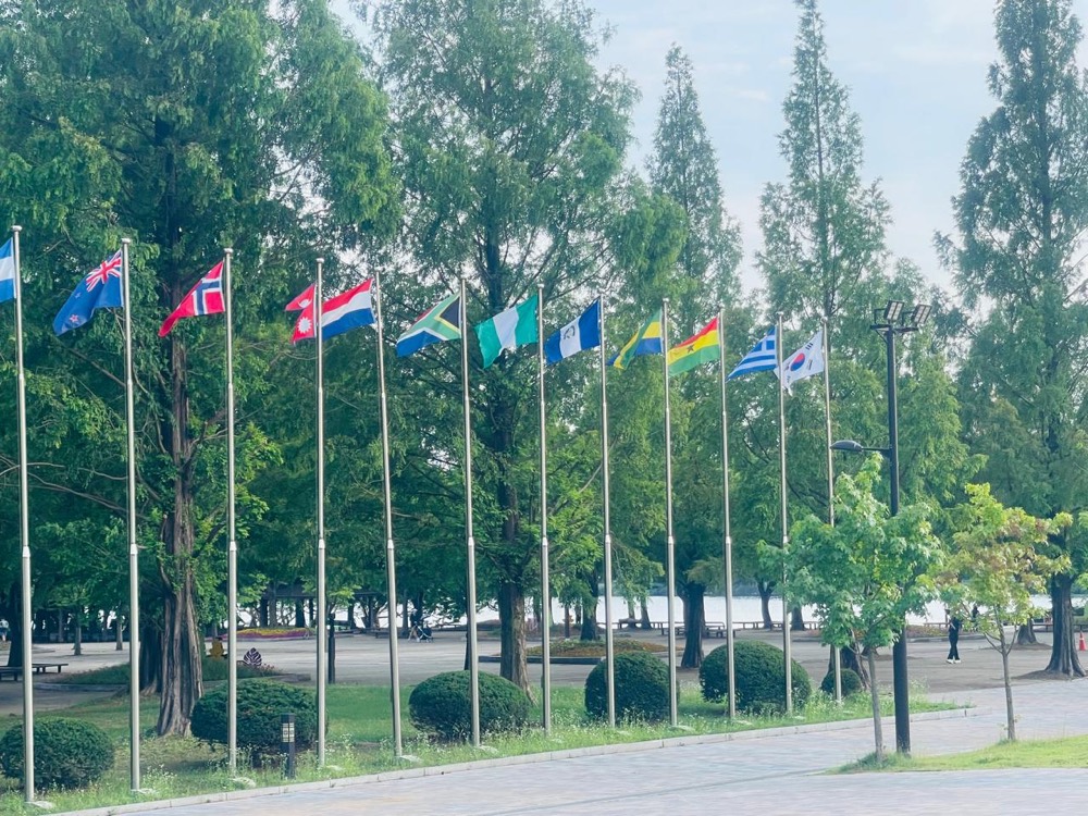 Jo-Danna de Klerk in Paju, South Korea