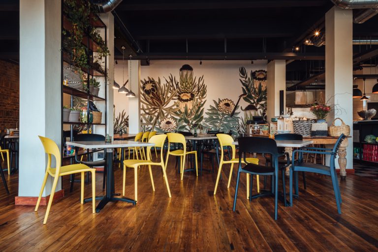 Njam Eatery food and interior